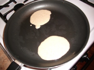 Pancakes in a pan. Who would have thought?